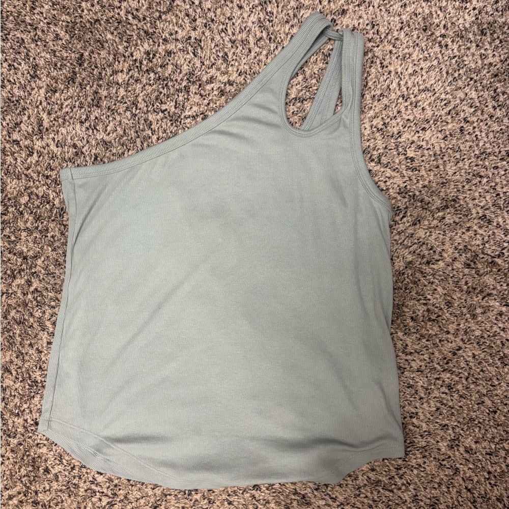 Women’s Old Navy one shoulder Tank Top in Light Sage